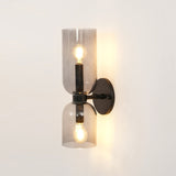 Edie Modern Geometric Wall Sconce with Opal Glass Shade and Brass Finish