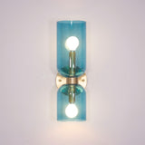 Edie Modern Geometric Wall Sconce with Opal Glass Shade and Brass Finish