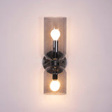Edie Modern Geometric Wall Sconce with Opal Glass Shade and Brass Finish