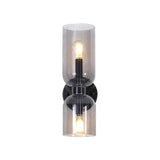Edie Modern Geometric Wall Sconce with Opal Glass Shade and Brass Finish