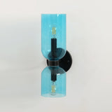 Edie Modern Geometric Wall Sconce with Opal Glass Shade and Brass Finish