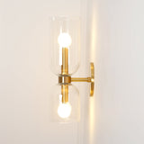 Edie Modern Geometric Wall Sconce with Opal Glass Shade and Brass Finish