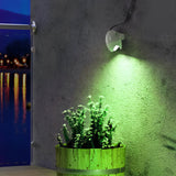 Eggshell Shape Solar Powered RGB Outdoor Spotlights Adjustable Landscape Garden Lights 4 Pieces