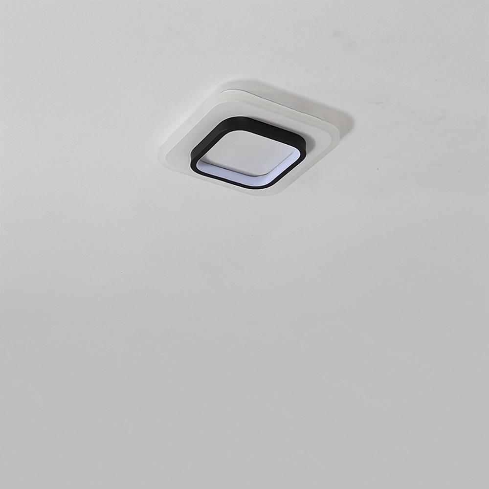 Modern Double Square LED Flush Mount Ceiling Light Fixture for Kitchen Sink