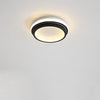 Modern LED Flush Mount Ceiling Light for Bedroom Hallway Low Profile PVC Metal Fixture