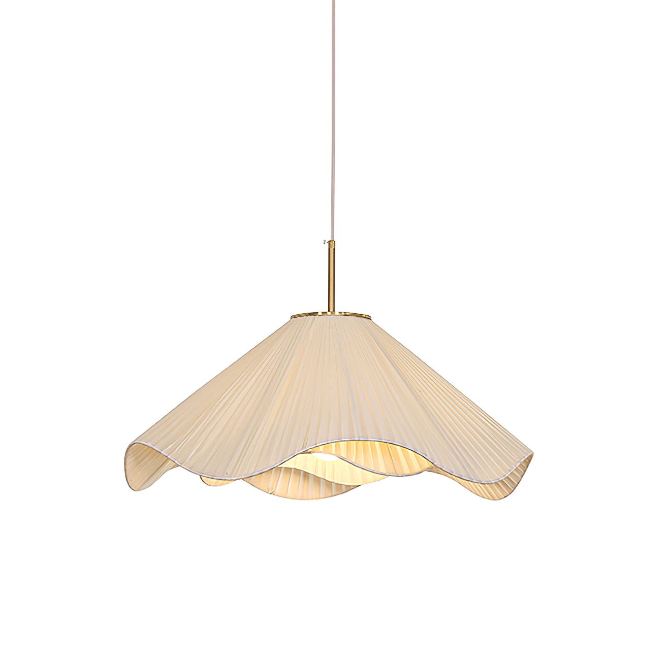 Elara Modern Curved Fabric Pendant Light Sculptural Ceiling Hanging Lamp for Dining Room