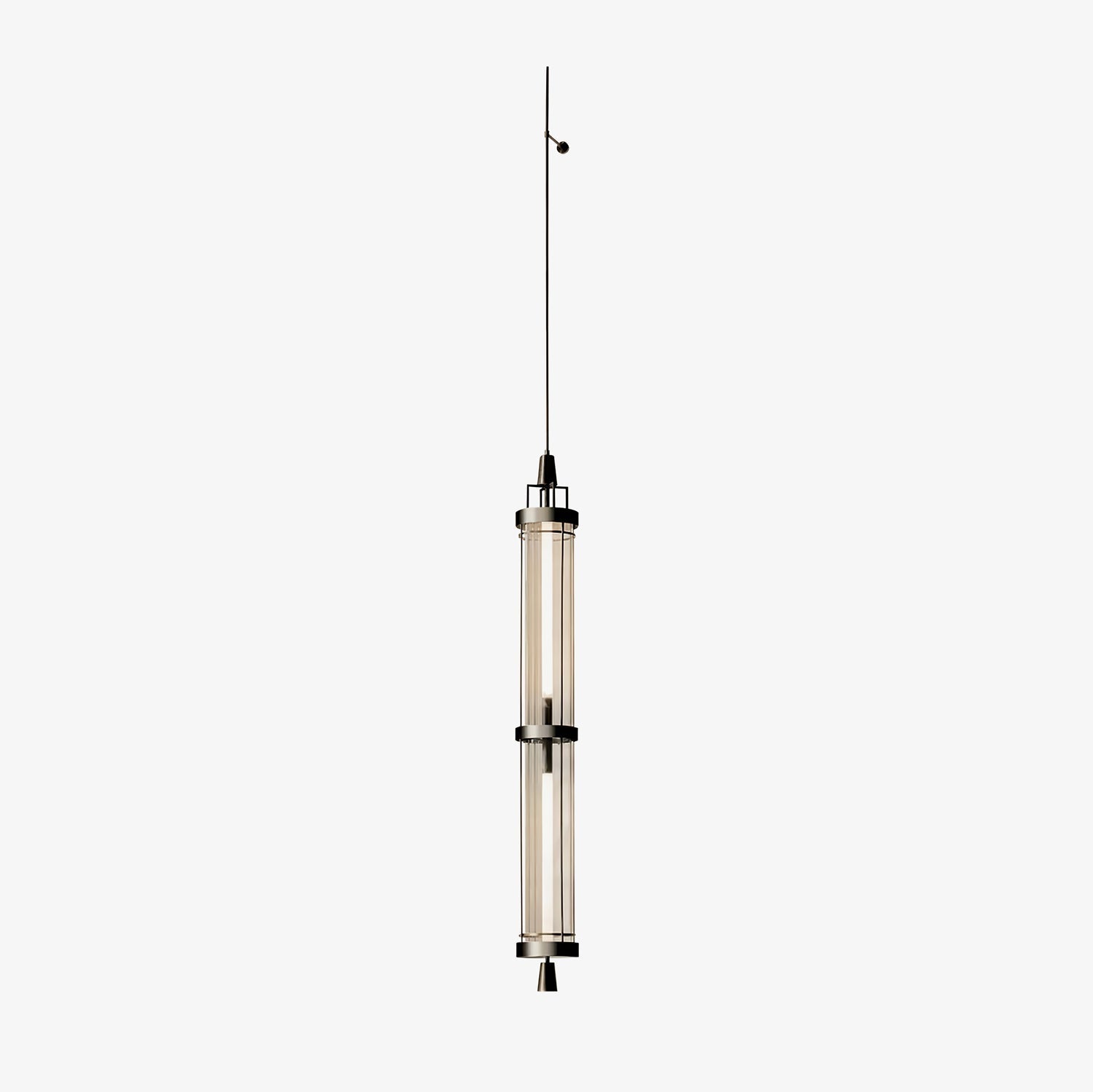 Elegant 47 Inch Vertical LED Wall Light Sconce for Contemporary Living Spaces Black