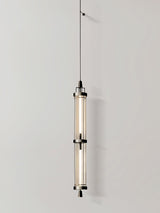 Elegant 47 Inch Vertical LED Wall Light Sconce for Contemporary Living Spaces Black