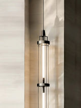 Elegant 47 Inch Vertical LED Wall Light Sconce for Contemporary Living Spaces Black