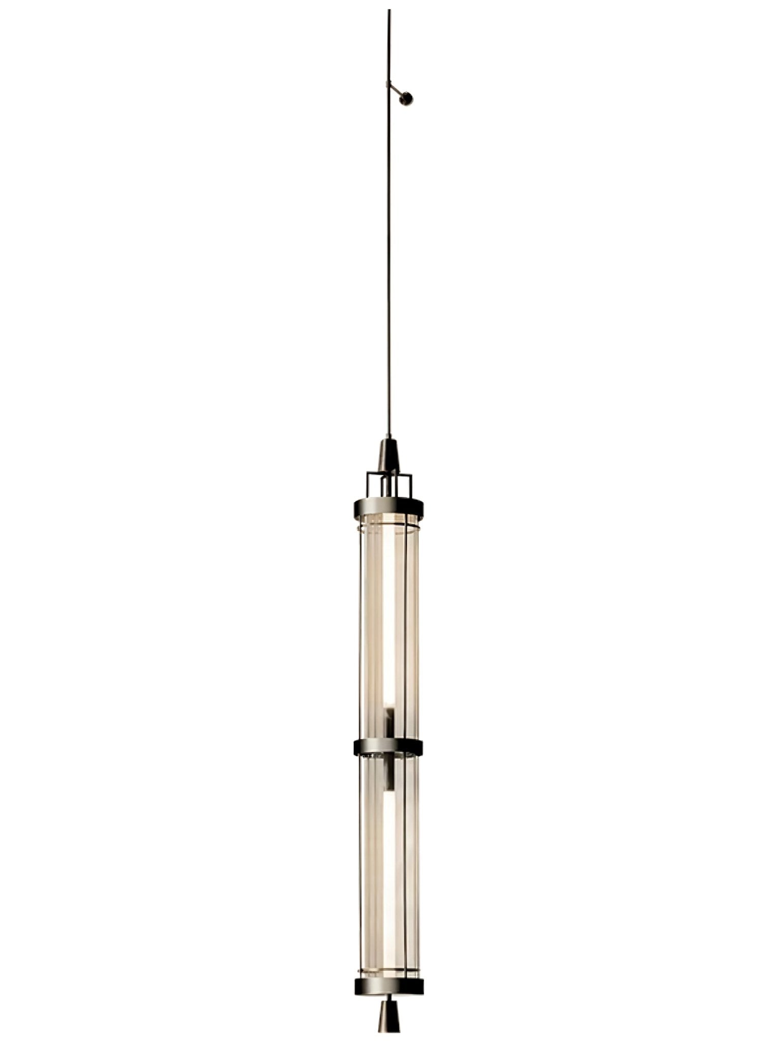 Elegant 47 Inch Vertical LED Wall Light Sconce for Contemporary Living Spaces Black
