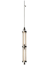 Elegant 47 Inch Vertical LED Wall Light Sconce for Contemporary Living Spaces Black
