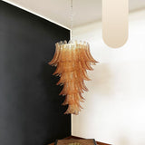 elegant-amber-glass-spiral-cascading-chandelier-modern-gold-metal-pendant-light
