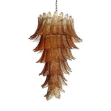 elegant-amber-glass-spiral-cascading-chandelier-modern-gold-metal-pendant-light