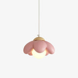 Elegant Cherry Blossom Resin Pendant Light Modern Floral Ceiling Hanging Lamp for Home