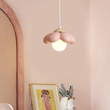 Elegant Cherry Blossom Resin Pendant Light Modern Floral Ceiling Hanging Lamp for Home