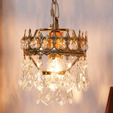Elegant Crystal Crown Wall Sconce Set for Modern Interior Lighting