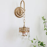 Elegant Crystal Crown Wall Sconce Set for Modern Interior Lighting