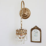 Elegant Crystal Crown Wall Sconce Set for Modern Interior Lighting