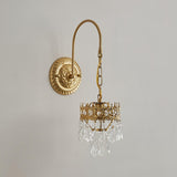 Elegant Crystal Crown Wall Sconce Set for Modern Interior Lighting
