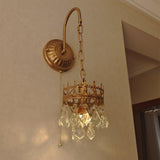 Elegant Crystal Crown Wall Sconce Set for Modern Interior Lighting