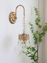 Elegant Crystal Crown Wall Sconce Set for Modern Interior Lighting