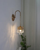 Elegant Crystal Crown Wall Sconce Set for Modern Interior Lighting