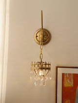 Elegant Crystal Crown Wall Sconce Set for Modern Interior Lighting