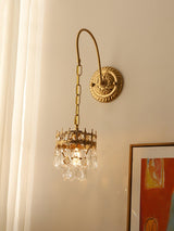 Elegant Crystal Crown Wall Sconce Set for Modern Interior Lighting