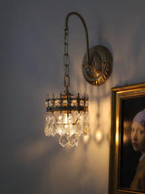 Elegant Crystal Crown Wall Sconce Set for Modern Interior Lighting
