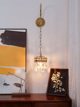 Elegant Crystal Crown Wall Sconce Set for Modern Interior Lighting