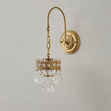 Elegant Crystal Crown Wall Sconce Set for Modern Interior Lighting