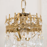 Elegant Crystal Crown Wall Sconce Set for Modern Interior Lighting