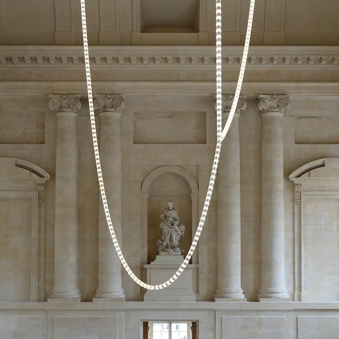 Elegant Crystal LED Chandelier Gabriel Gasolier Modern Hanging Light Fixture