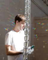 Elegant Crystal LED Chandelier Gabriel Gasolier Modern Hanging Light Fixture