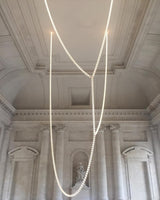 Elegant Crystal LED Chandelier Gabriel Gasolier Modern Hanging Light Fixture