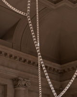 Elegant Crystal LED Chandelier Gabriel Gasolier Modern Hanging Light Fixture