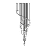Elegant Crystal LED Chandelier Gabriel Gasolier Modern Hanging Light Fixture