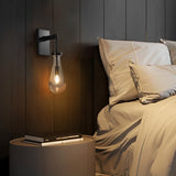 Elegant Crystal Water Drop Wall Sconce Modern Copper Sconce Light for Bedside