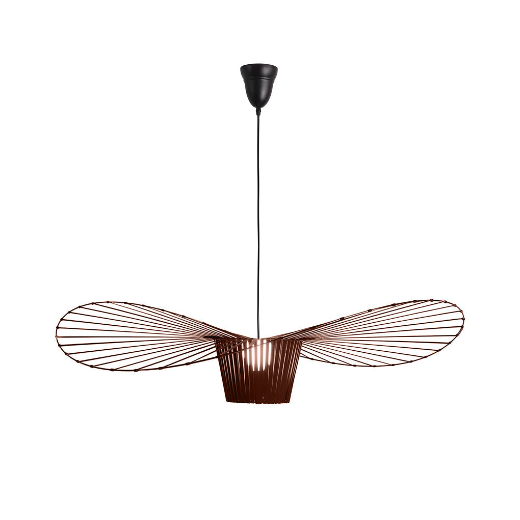 Elegant French Hat Design Fabric Pendant Light Modern Nordic Chandelier for Bedroom and Living Room
