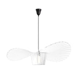 Elegant French Hat Design Fabric Pendant Light Modern Nordic Chandelier for Bedroom and Living Room