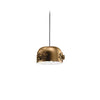 Elegant Gold Crystal Pendant Light Luxury Resin Chandelier with Gold Foil Finish