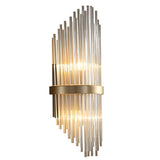 Elegant Gold Crystal Wall Lamp Modern Nordic Sconce Lighting for Bedroom Living Room and Aisle