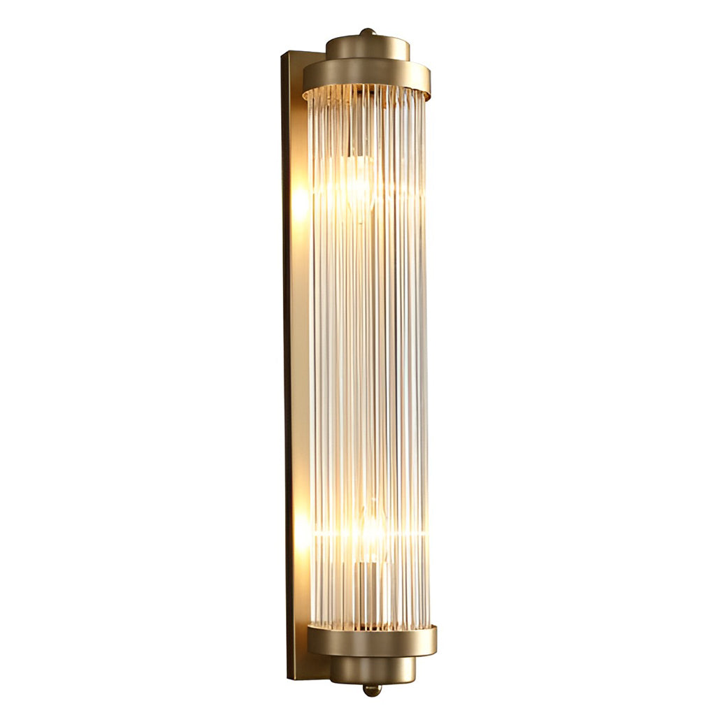 Elegant Gold Crystal Wall Lamp Modern Nordic Sconce Lighting for Bedroom Living Room and Aisle