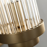 Elegant Gold Crystal Wall Lamp Modern Nordic Sconce Lighting for Bedroom Living Room and Aisle