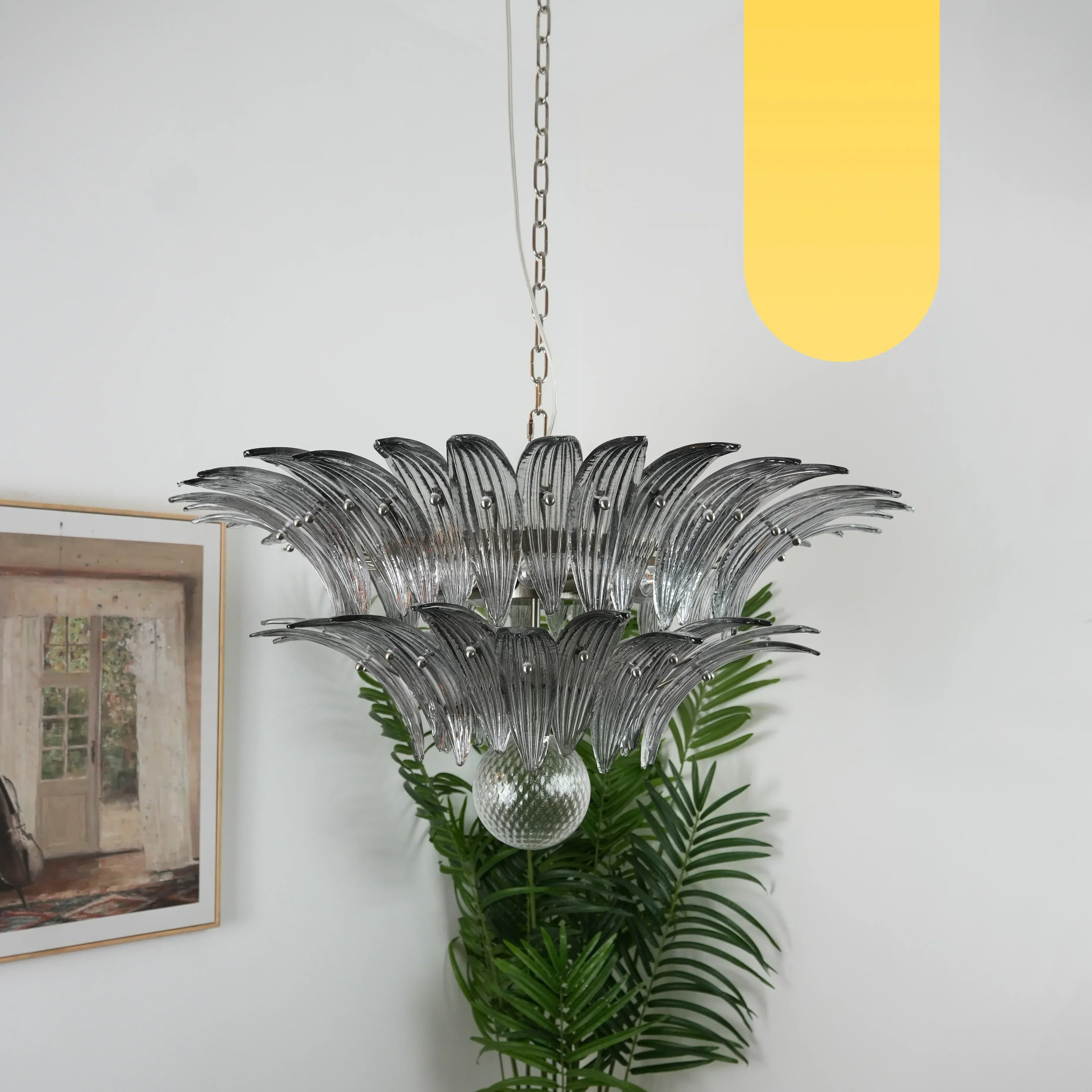 elegant-handcrafted-smoked-glass-palmette-chandelier-murano-style-lighting-fixture