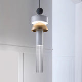 Elegant Metal Tassel Pendant Light with Integrated LED and Clear Glass Shade for Modern Interiors