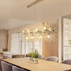 Elegant Modern Crystal LED Chandelier Chrome Finish 12 Light Luxury Pendant Ceiling Lamp