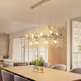 Elegant Modern Crystal LED Chandelier Chrome Finish 12 Light Luxury Pendant Ceiling Lamp