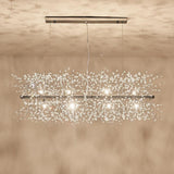 Elegant Modern Crystal LED Chandelier Chrome Finish 12 Light Luxury Pendant Ceiling Lamp