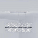Elegant Modern Crystal LED Chandelier Chrome Finish 12 Light Luxury Pendant Ceiling Lamp